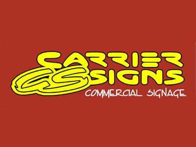 Logo for Carrier Signs, business parter with Malloy Construction, Inc.